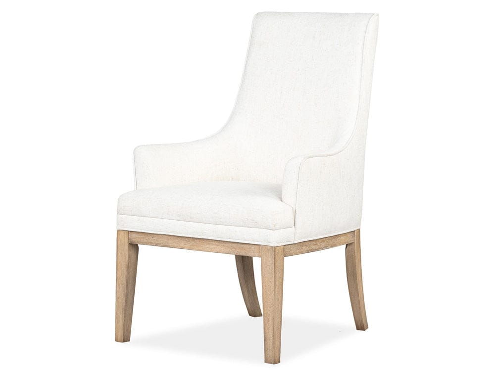 Henry & Mason - Ellingford Honey Maple Upholstered Host Chair (Set of 2) - AFA00912 view 2