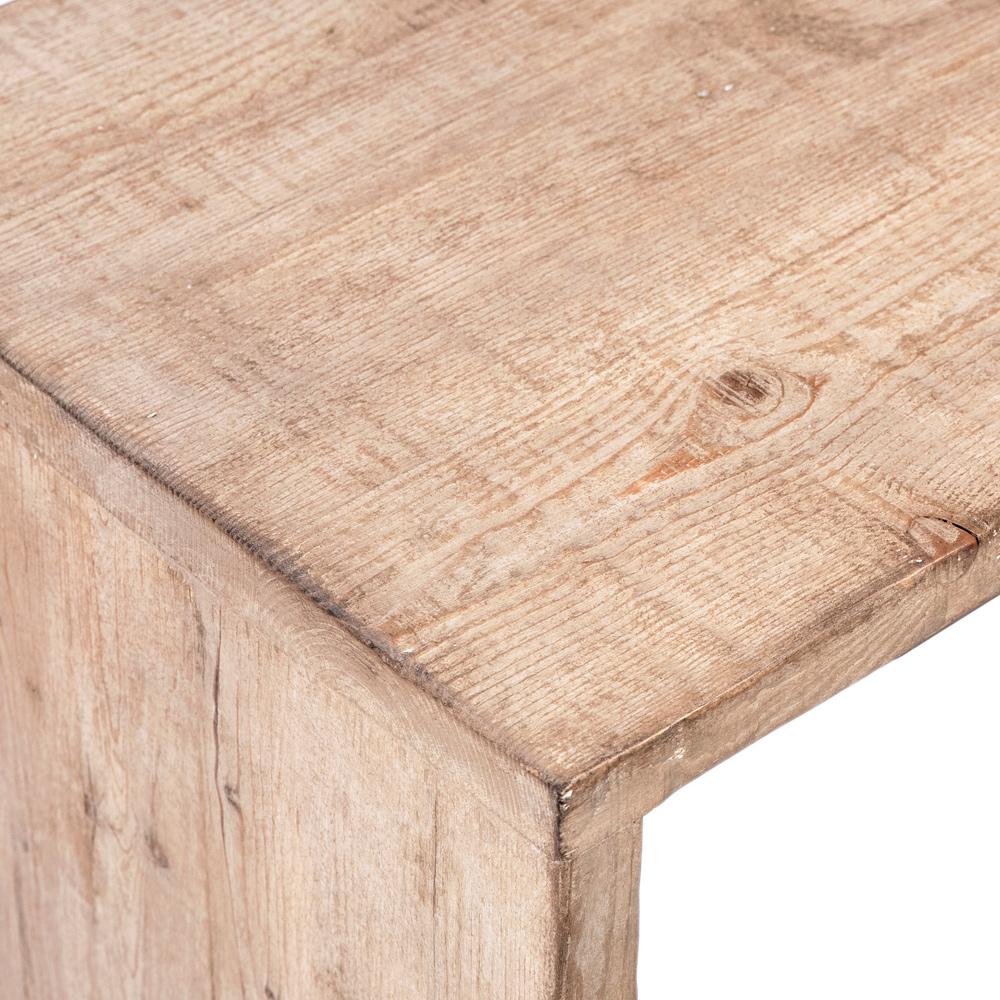 Henry & Mason - Elliot Reclaimed Pine Wood 2pc. Nesting Tables in a Light Warm Wash Finish - DV7862 veiw 3