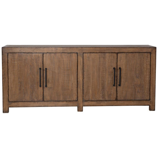 Henry & Mason - Elliot Reclaimed Pine Wood Sideboard in a Medium Brown Finish - DV7871 veiw 2