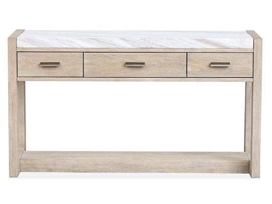 Henry & Mason - Elliston Gallery Buff And Antique Silver Rectangular Sofa Table - AFA01232 view 2