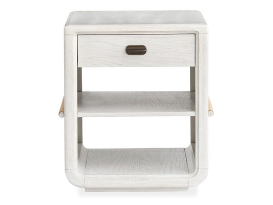 Henry & Mason - Ember Cove Moonlight Pearl Chairside End Table - AFA01396 view 2