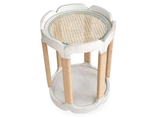 Henry & Mason - Ember Cove Moonlight Pearl Drum Table - AFA01397 view 2
