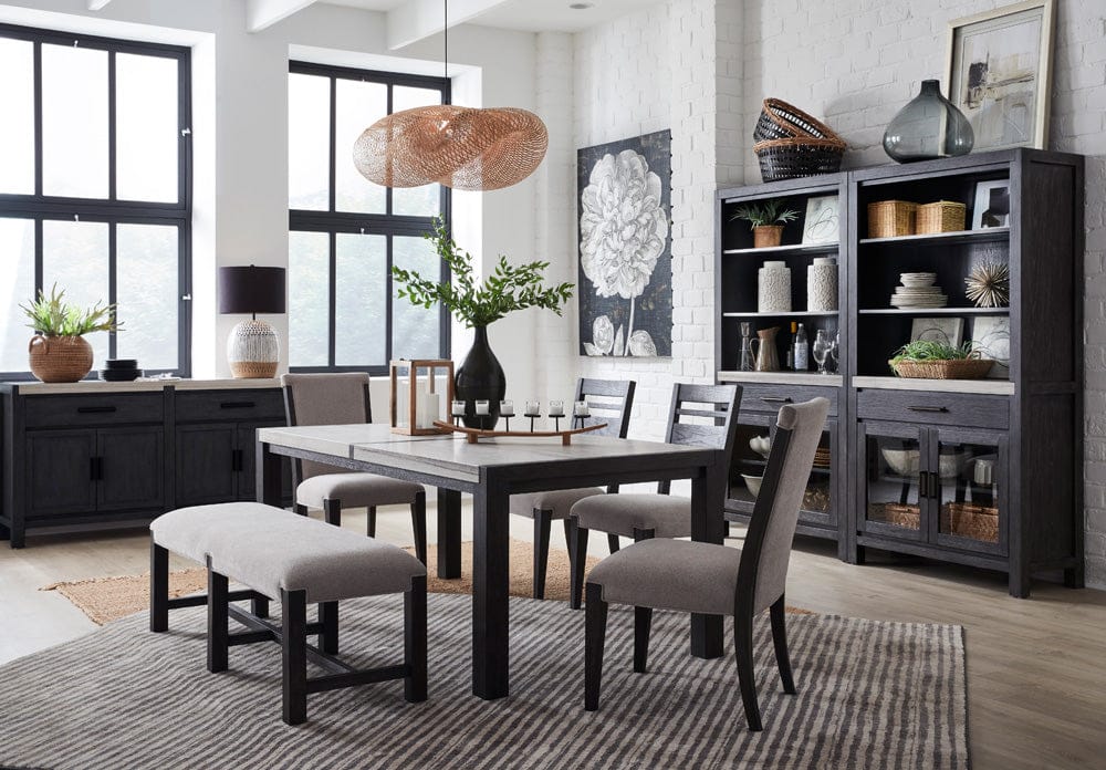 Henry & Mason - Ember Creek Ravenwood Black Display Cabinet - AFA01168 view 10