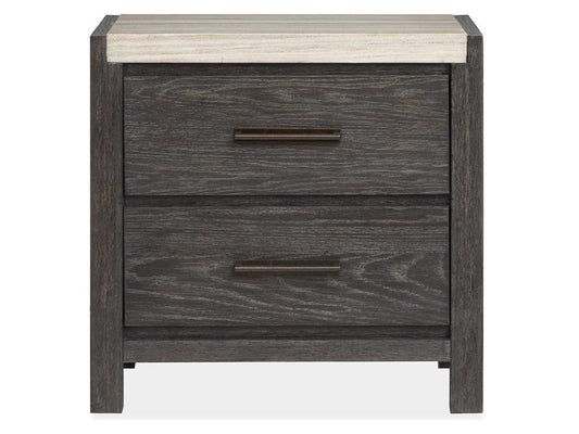 Henry & Mason - Ember Creek Ravenwood Black Drawer Nightstand - AFA01174 view 2