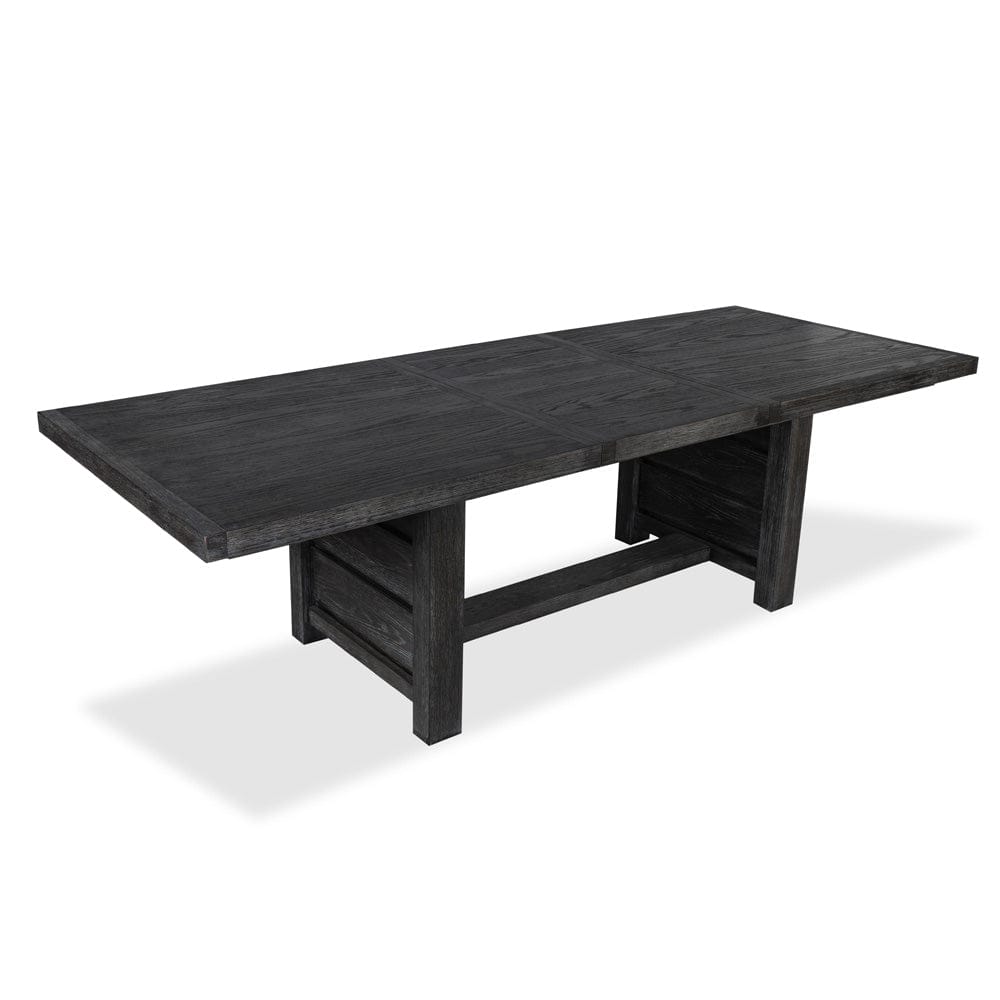 Henry & Mason - Ember Creek Ravenwood Black Extendable Trestle Dining Table - AFA01175 view 6