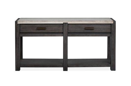 Henry & Mason - Ember Creek Ravenwood Black Rectangular Sofa Table - AFA01191 view 2