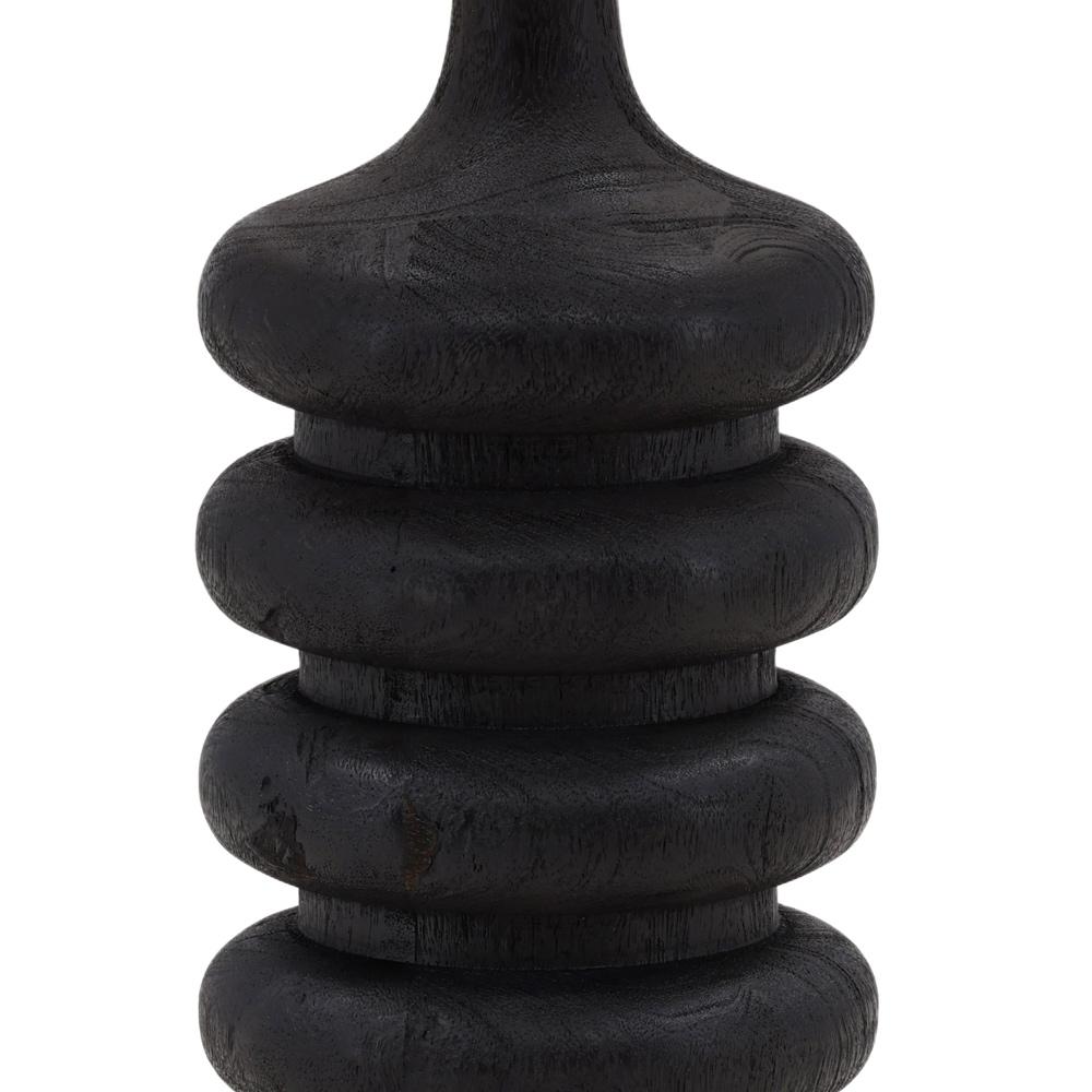 Henry & Mason - Estrada 27.5in Black Mango Wood Table Lamp with Beige Jute Shade - DV7533 veiw 2