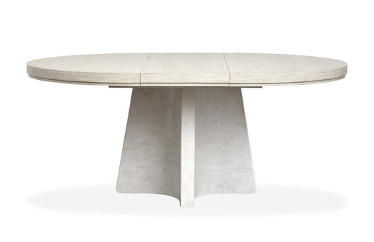 Henry & Mason - Evelune Misty Cloud Extendable 54" Round Dining Table - AFA01088 view 2