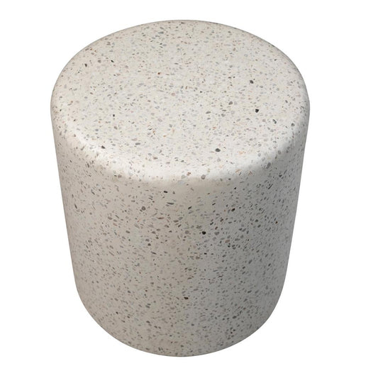 Henry & Mason - Fallson Terrazzo Side Table in Off White - DV7149 veiw 2