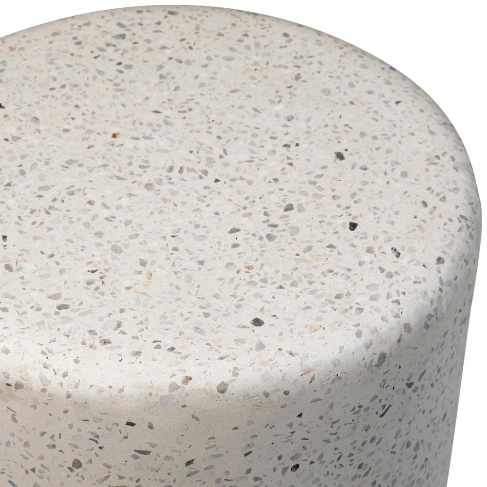 Henry & Mason - Fallson Terrazzo Side Table in Off White - DV7149 veiw 3