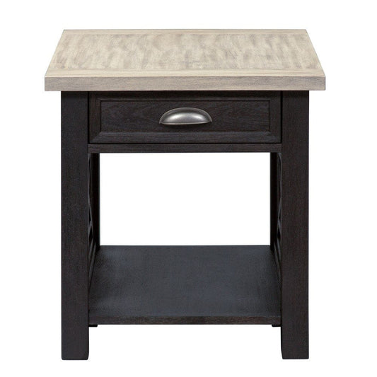 Henry & Mason - Fern River Opt 3 Piece Set (1 Cocktail & 2 End Tables) in Charcoal & Ash - AFA02705 view 2