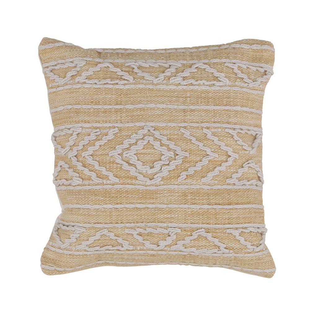 Henry & Mason - Fields Handwoven Pillow in Yellow - DV7583 veiw 1