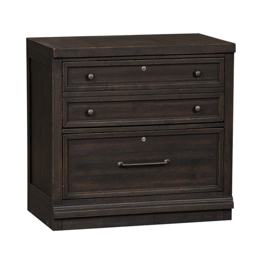Henry & Mason - Gathering Place Bunching Lateral File Cabinet in Chalkboard - AFA03941 view 2