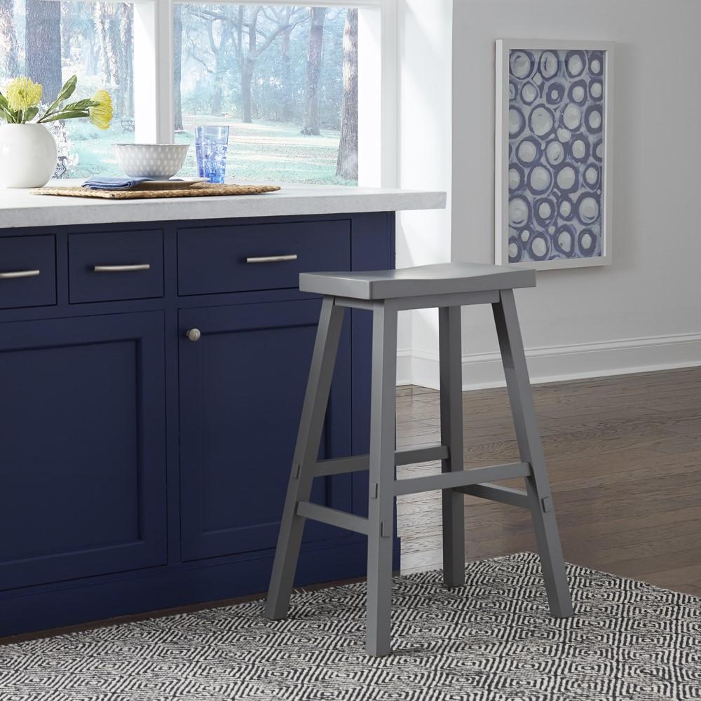 Henry & Mason - Genesis 30 Inch Sawhorse Stool in Gray - AFA02540 view 1
