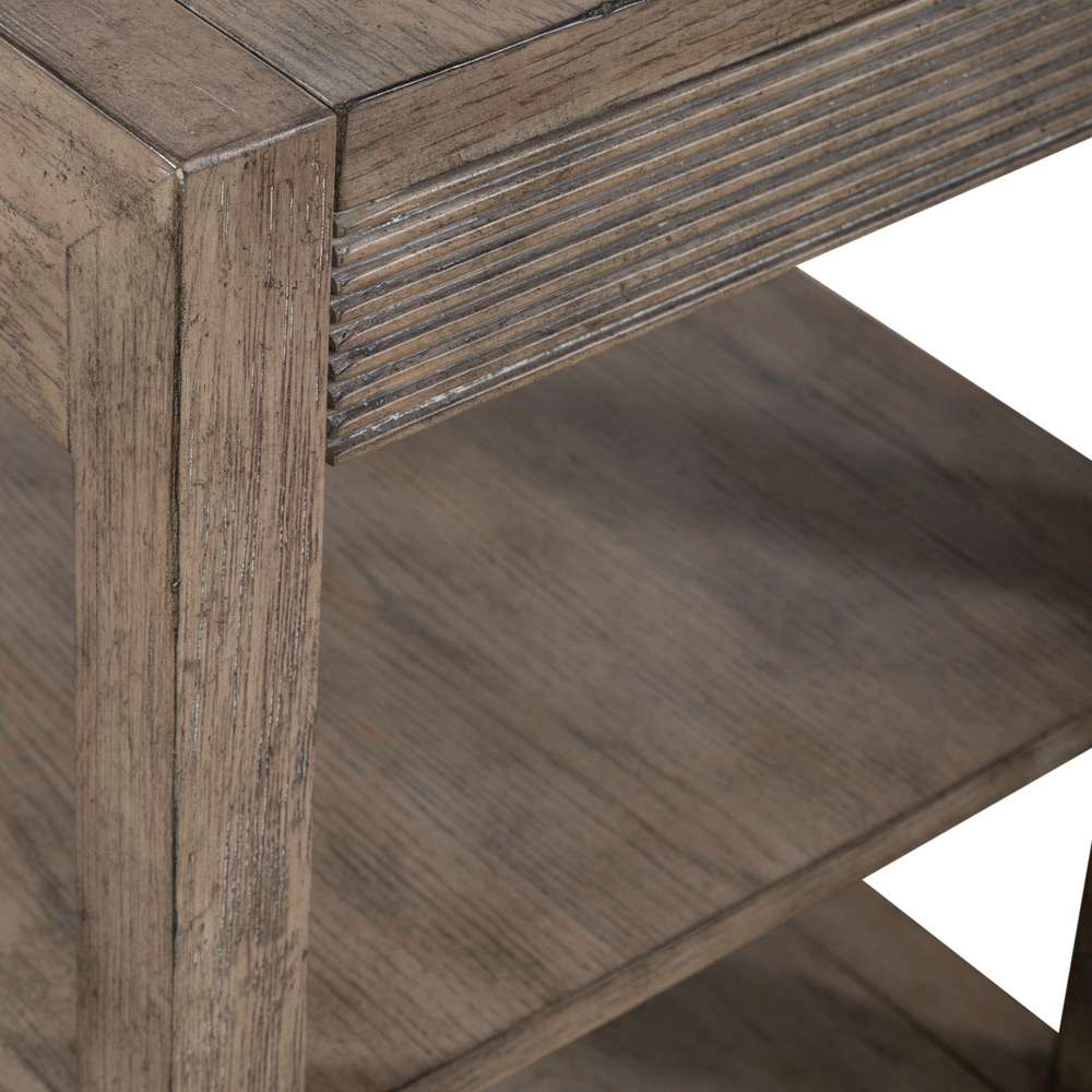 Henry & Mason - Harrison Pastures Chairside Table in Dusty Taupe - AFA03826 view 6