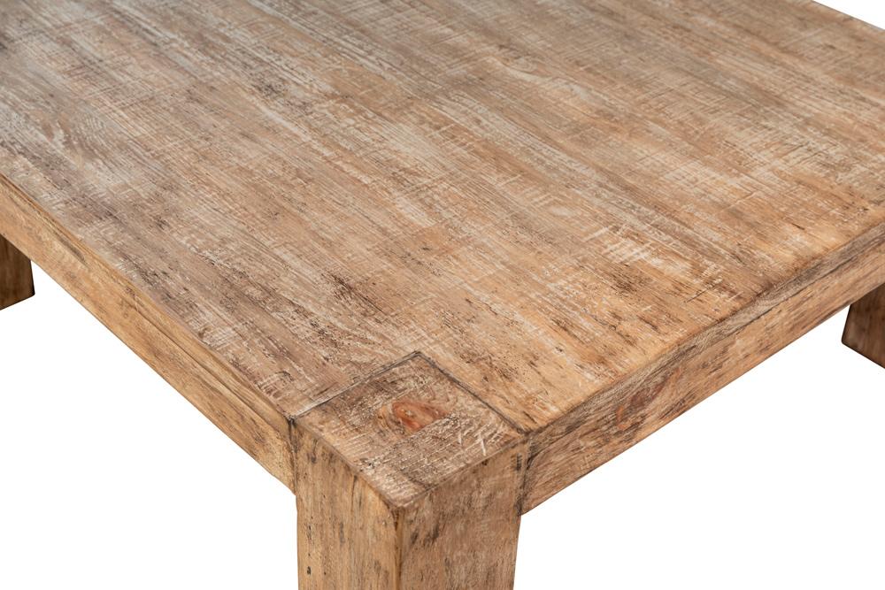 Henry & Mason - Harrison Reclaimed Pine Wood Coffee Table in Antique Natural Finish - DV7864 veiw 5