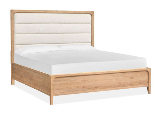 Henry & Mason - Harrowgate Complete King Panel Bed w/Upholstered Headboard - AFA00558 view 2