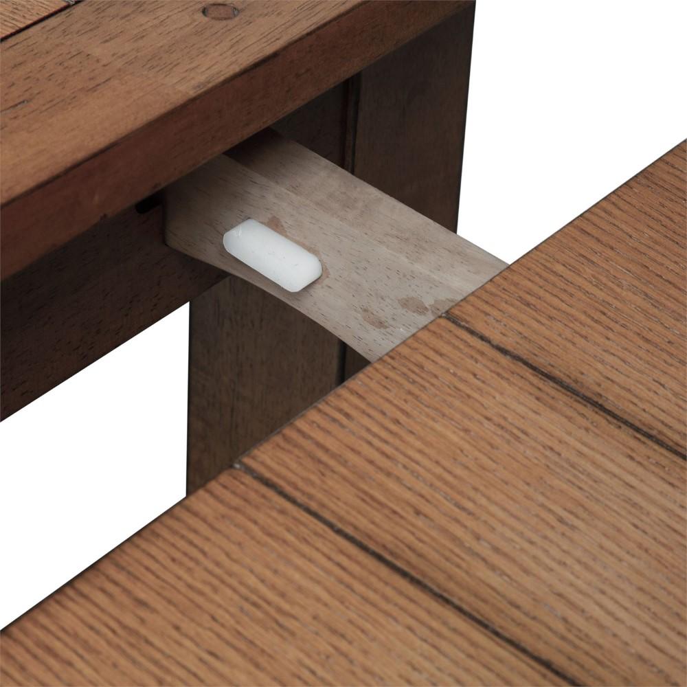 Henry & Mason - Heirlooms Retractable Leg Table in Rustic Oak - AFA01635 view 6