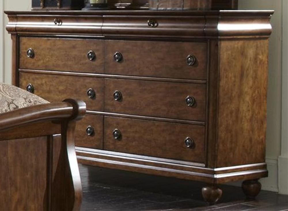 Henry & Mason - Heritage Rough-Hewn 8 Drawer Dresser in Rustic Cherry - AFA03074 view 1