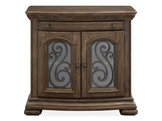 Henry & Mason - Ironcrest Willadeene Brown Bachelor Chest - AFA00928 view 2
