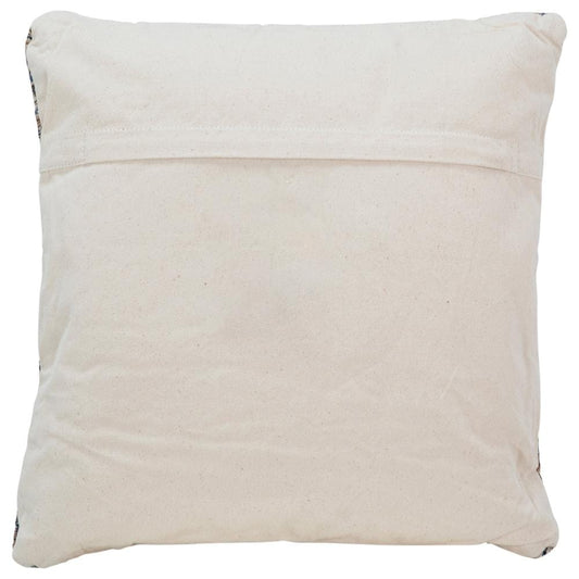 Henry & Mason - Jackie 20in Blue and Beige Cotton Throw Pillow - DV7562 veiw 2