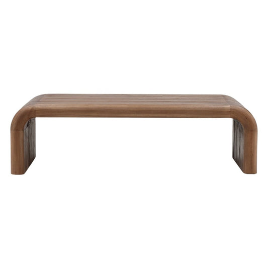 Henry & Mason - Joaquin Mindi Wood (White Cedar) Coffee Table Brown - DV7553 veiw 2