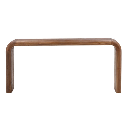 Henry & Mason - Joaquin Mindi Wood (White Cedar) Console Table in Brown - DV7552 veiw 2
