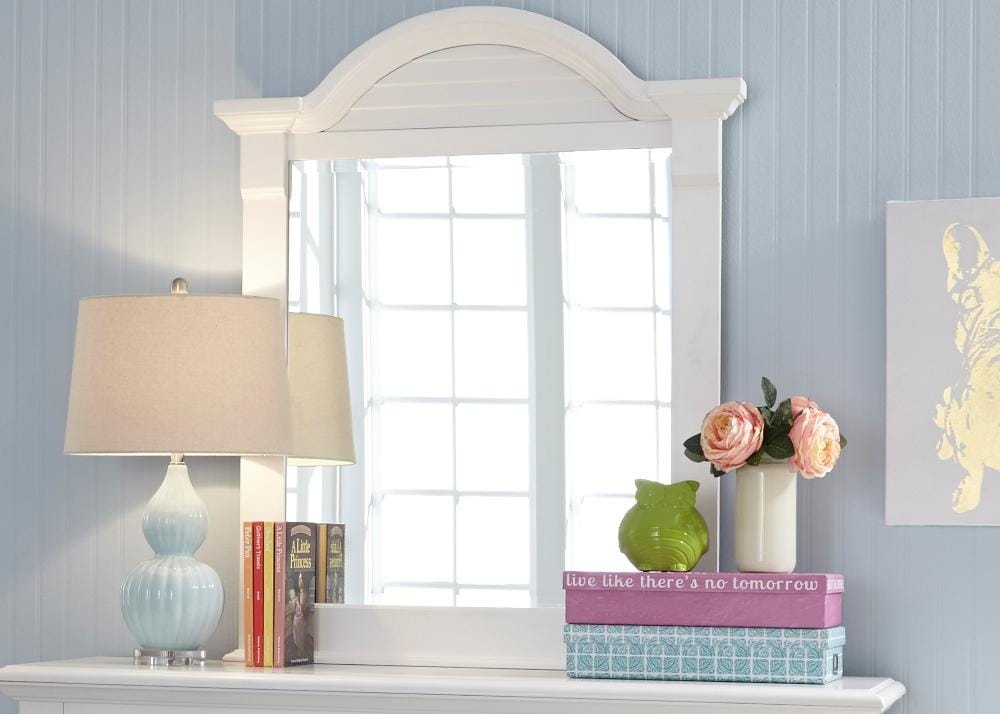 Henry & Mason - Junior Villa Small Mirror in Oyster White - AFA03106 view 1