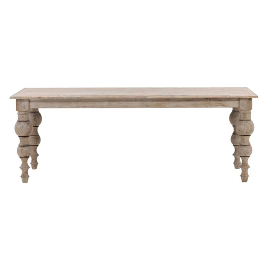 Henry & Mason - Kramer 84in Reclaimed Pine Wood Dinner Table in Antique Finish - DV7863 veiw 2