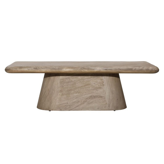 Henry & Mason - Langer Natural Sandblasted Acacia Wood Coffee Table - DV7655 veiw 2