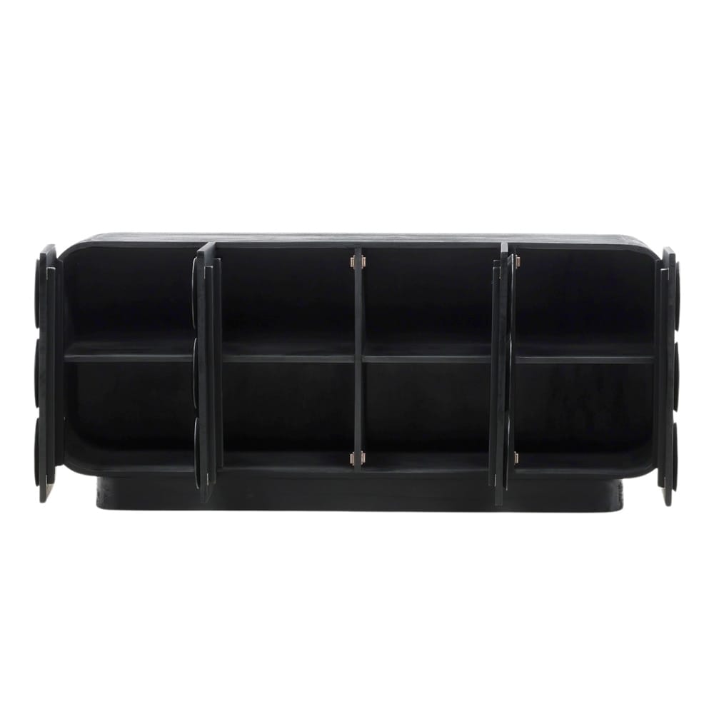 Henry & Mason - Leggol Mindi Wood (White Cedar)Sideboard in Black - DV7549 veiw 5