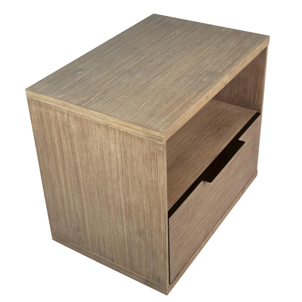 Henry & Mason - Lewis Solid Acacia Wood 6Night Stand in Warm Wash Finish - DV7264 veiw 5