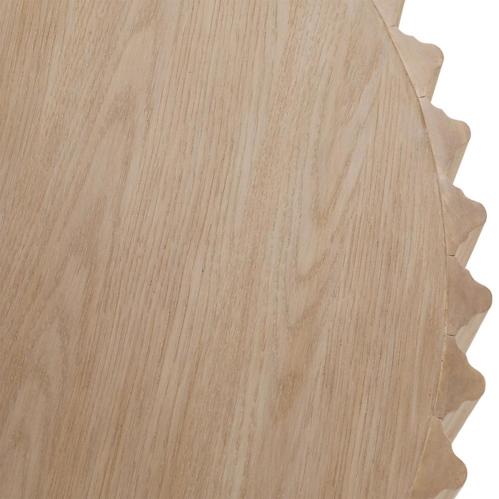 Henry & Mason - Louise 38.5in Round Ruberwood Sining Table in Light Natural Oak - DV7218 veiw 2