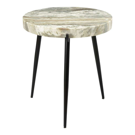 Henry & Mason - Lunar Marble Accent Table - LUN-849-BRO-ACCT veiw 2