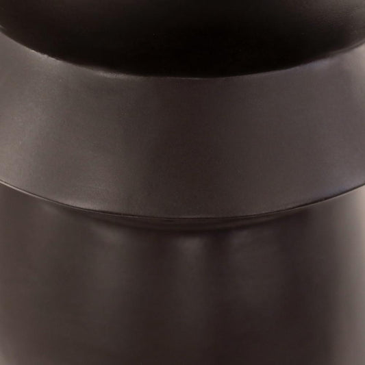 Henry & Mason - Lynne Black Lightweight Concrete Outdoor Side Table - DV7292 veiw 2