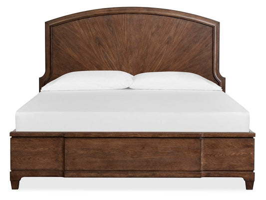 Henry & Mason - Maple Mill Spiced Rum Queen Panel Bed - AFA01394 view 2
