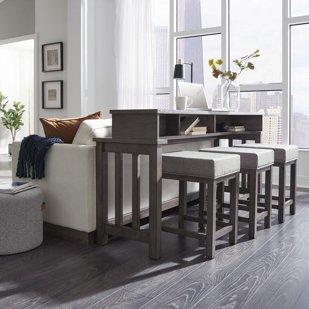 Henry & Mason - Millers Brook Console Bar Table in Graystone - AFA03378 view 6