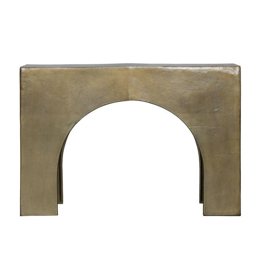 Henry & Mason - Morris Aluminum Console Table in Antique Brass - DV7830 veiw 2