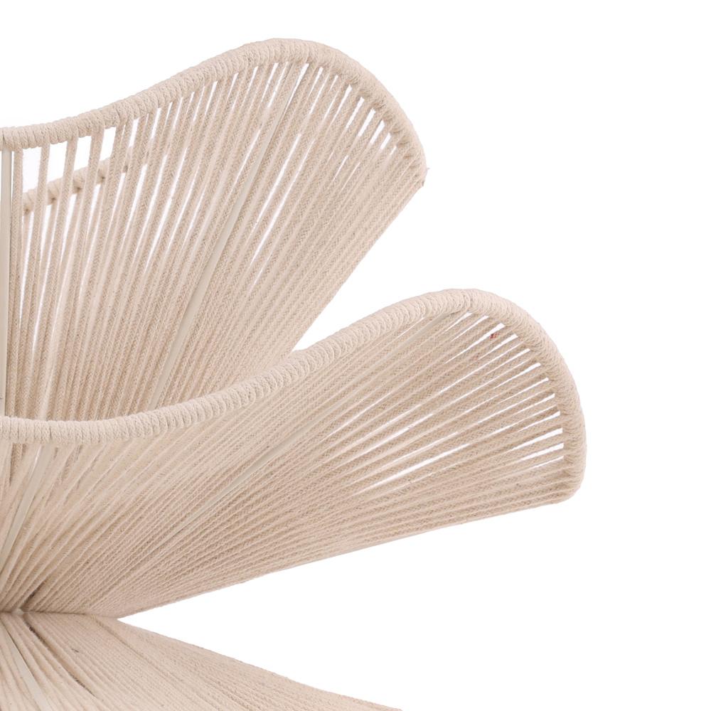 Henry & Mason - Opalis Iron Frame With White Jute Rope Hanging Pendant Light - DV7797 veiw 2