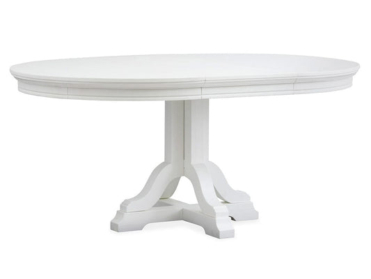 Henry & Mason - Portmere White Dove White Extendable 48" Round Dining Table - AFA00878 view 2