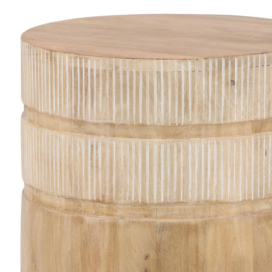 Henry & Mason - Quintari Natural Mango Wood End Table - DV7645 veiw 2