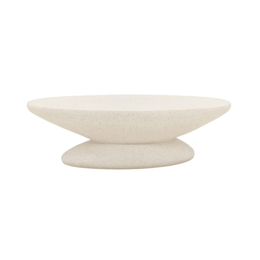Henry & Mason - Raffia 53in X 27in Ivory Terrazzo Coffee Table - DV7300 veiw 2