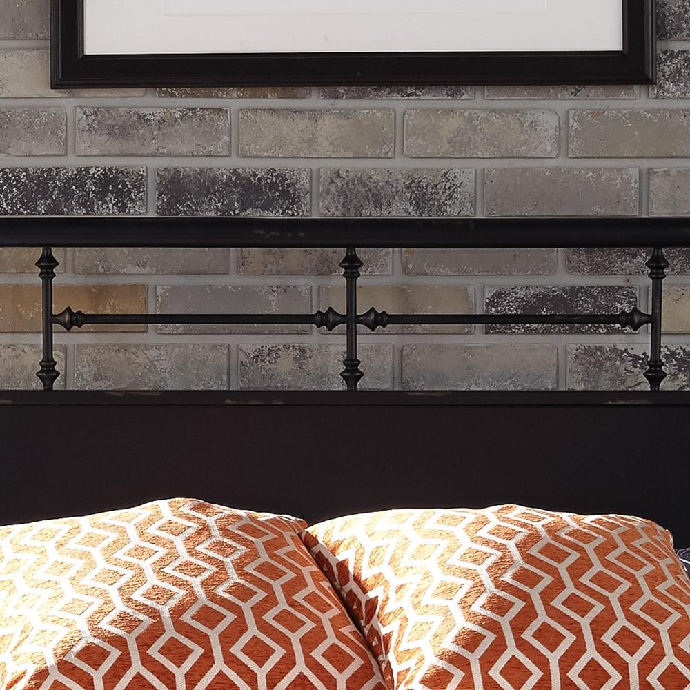 Henry & Mason - Retro Collection Queen Metal Bed in Distressed Metal - AFA01601 view 5