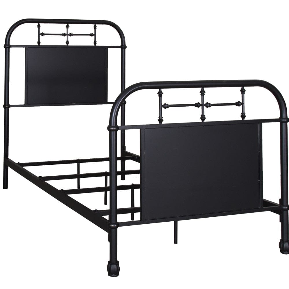 Henry & Mason - Retro Collection Twin Metal Bed in Distressed Metal - AFA01592 view 2