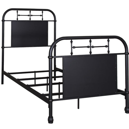 Henry & Mason - Retro Collection Twin Metal Bed in Distressed Metal - AFA01592 view 2