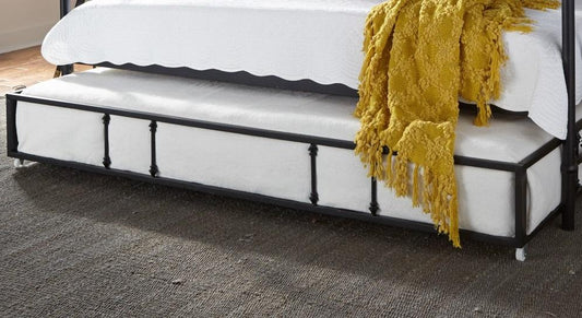 Henry & Mason - Retro Collection Twin Metal Trundle in Distressed Metal - AFA01595 view 2