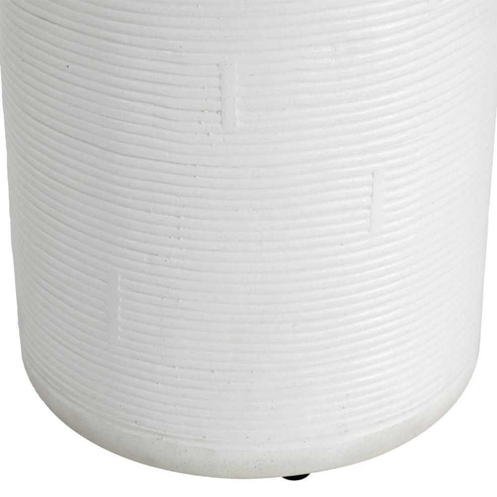 Henry & Mason - Rincort White Lightweight Concrete Side Table - DV7268 veiw 2