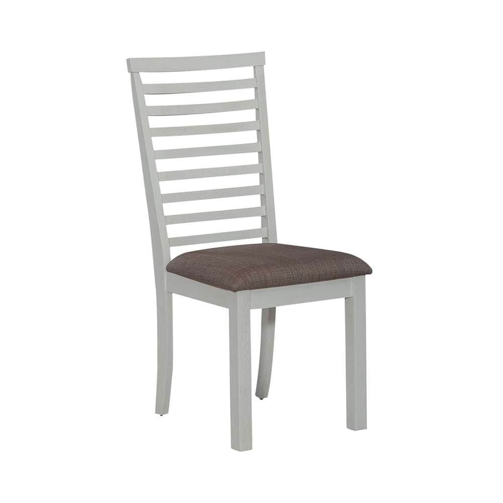 Henry & Mason - River Cove 3 Piece Drop Leaf Set in Textured White with Carbon Gray Tops - AFA01647 view 4