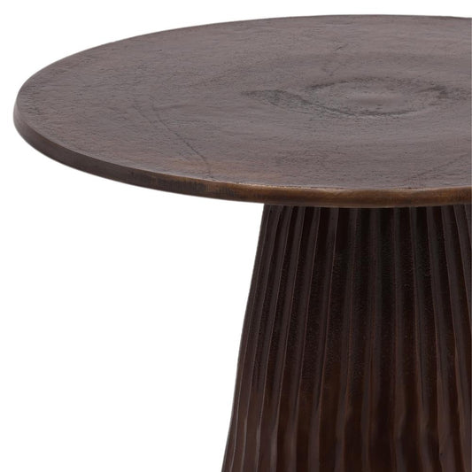 Henry & Mason - Rose Cast Aluminum Side Table in Antique Bronze - DV7677 veiw 2