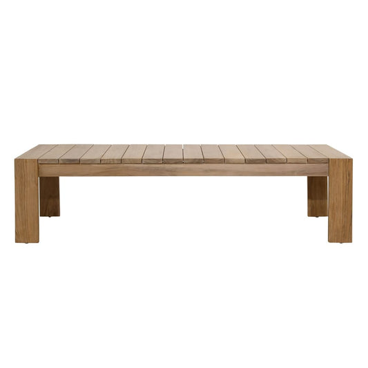 Henry & Mason - Salanda Natural Teak Wood Outdoor Coffee Table - DV7687 veiw 2